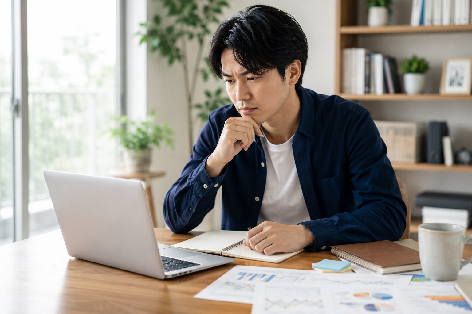 地域SNSマーケティングの計画を立てる担当者