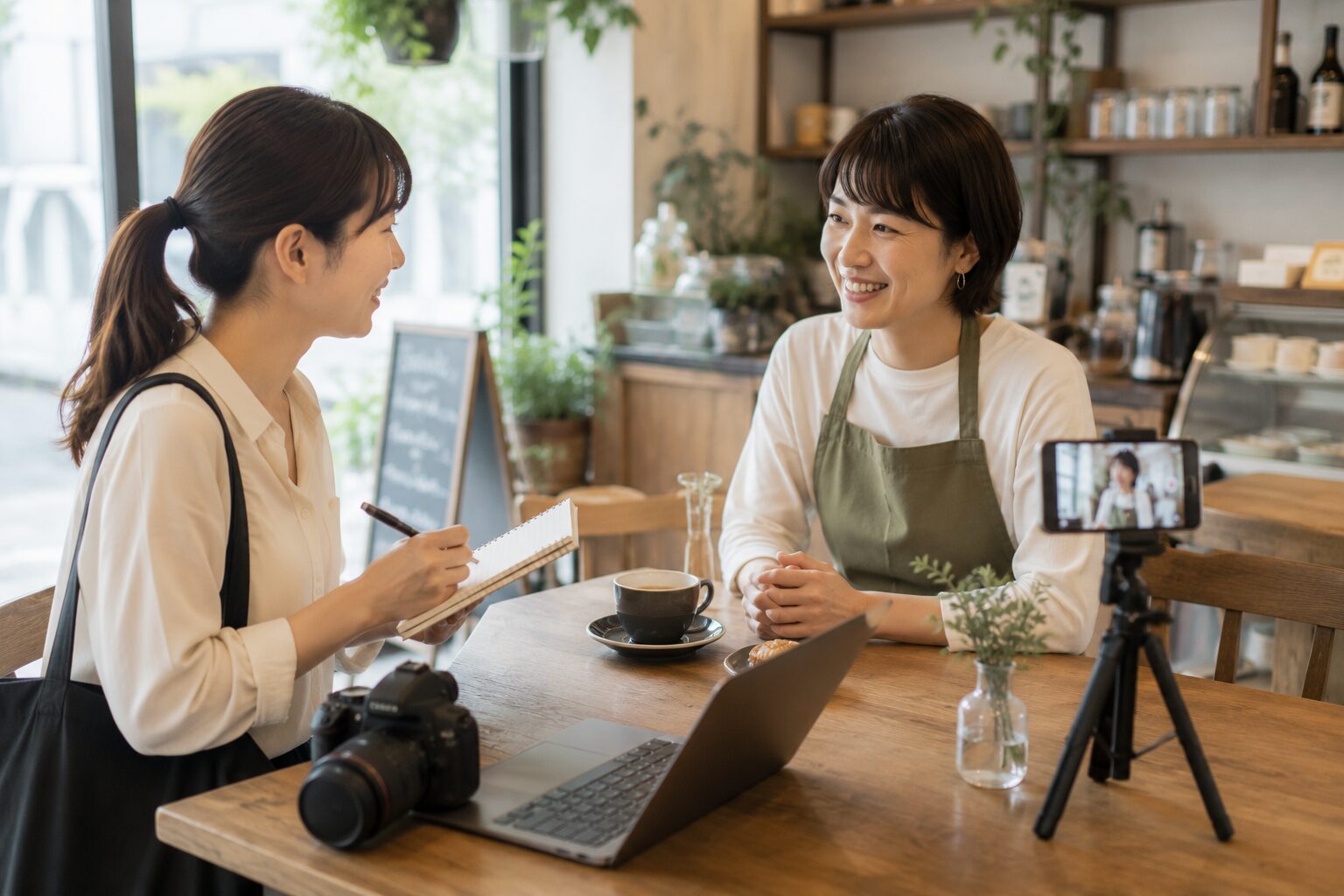 地域店舗のSNS集客を改善する担当者
