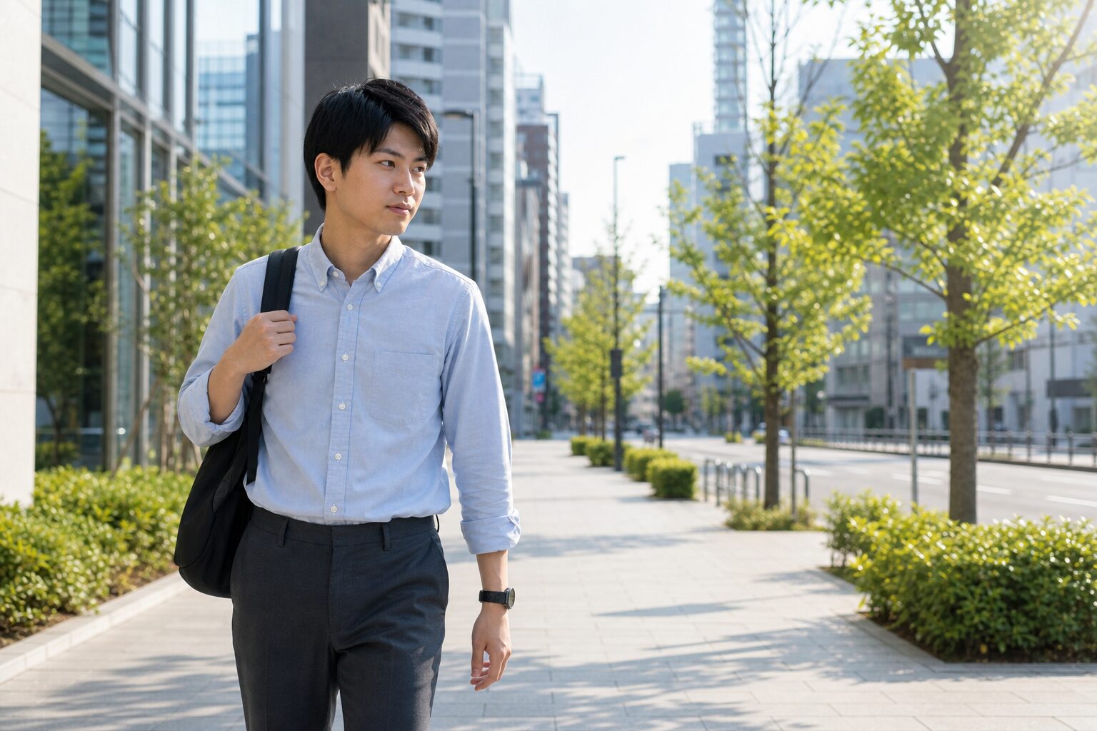 転職活動の判断軸を整理して次の行動へ進む20代の日本人男性