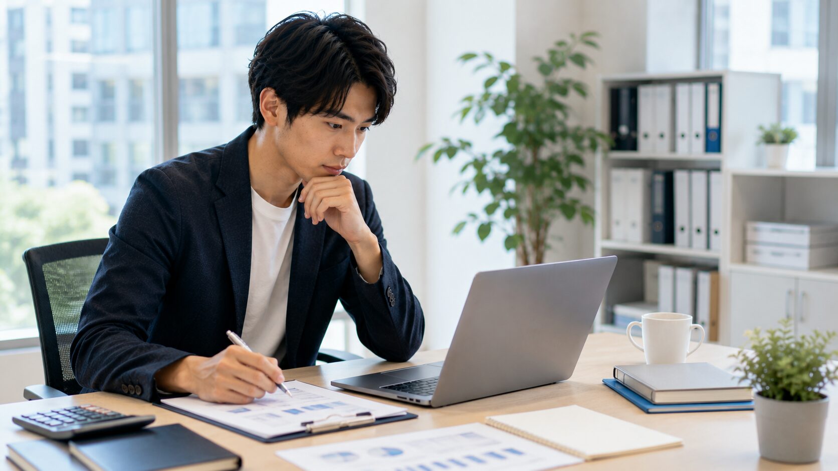 AIで社内チャットの問い合わせ対応を整理する画面