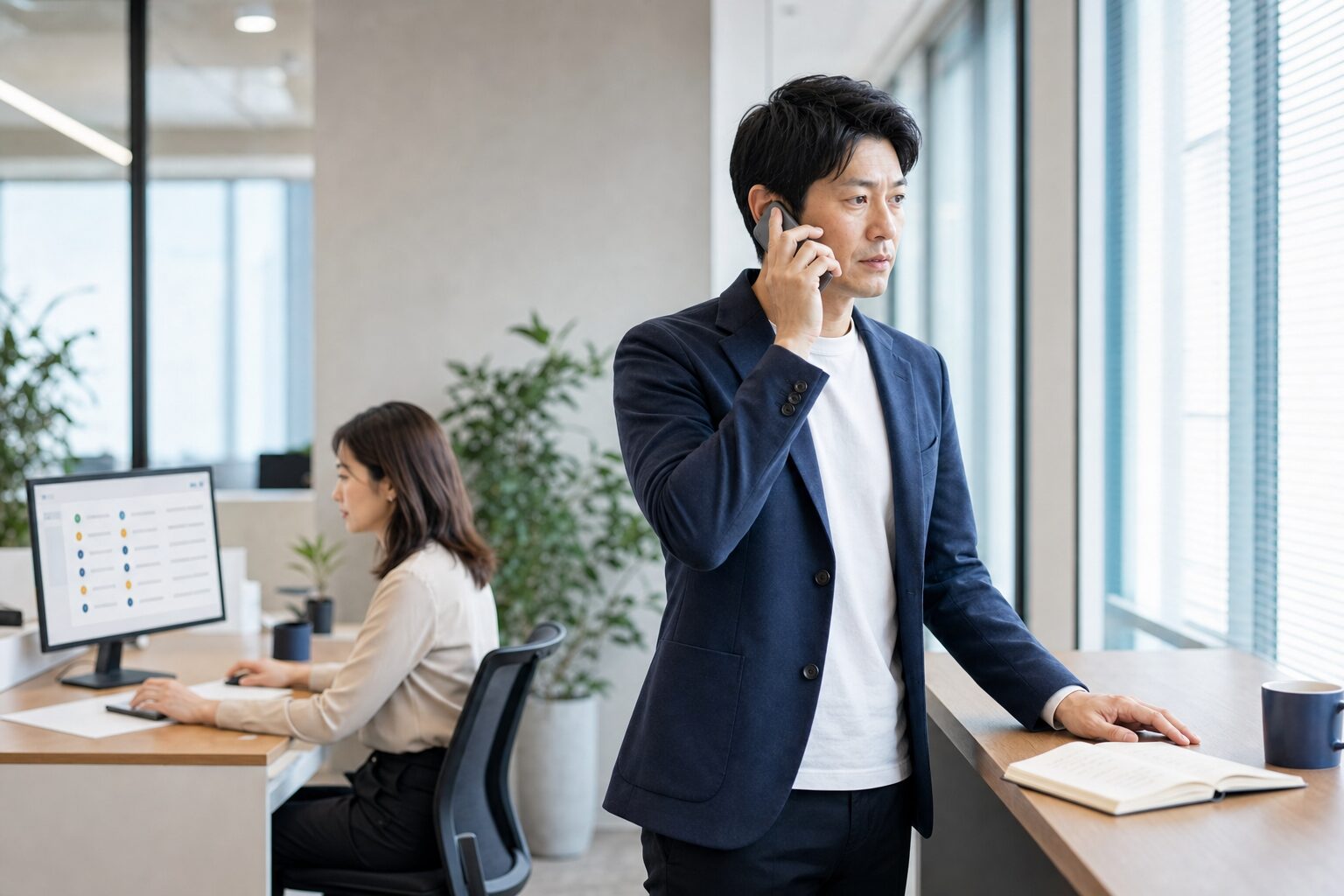 優先リードを判断して適切なタイミングで営業フォローする担当者