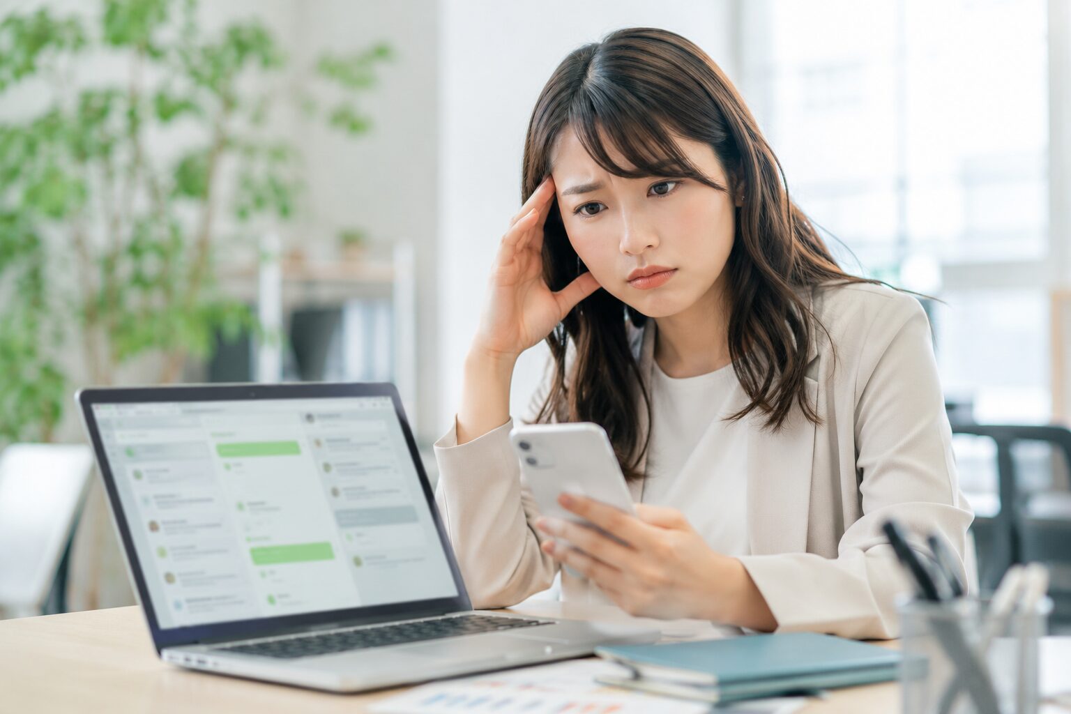 LINE公式アカウントの運用設定に悩む担当者