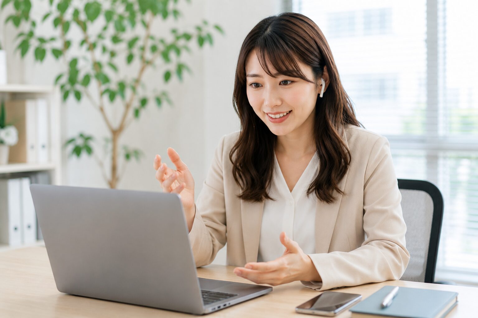 Laiを使ったLINE公式アカウント運用を相談する担当者