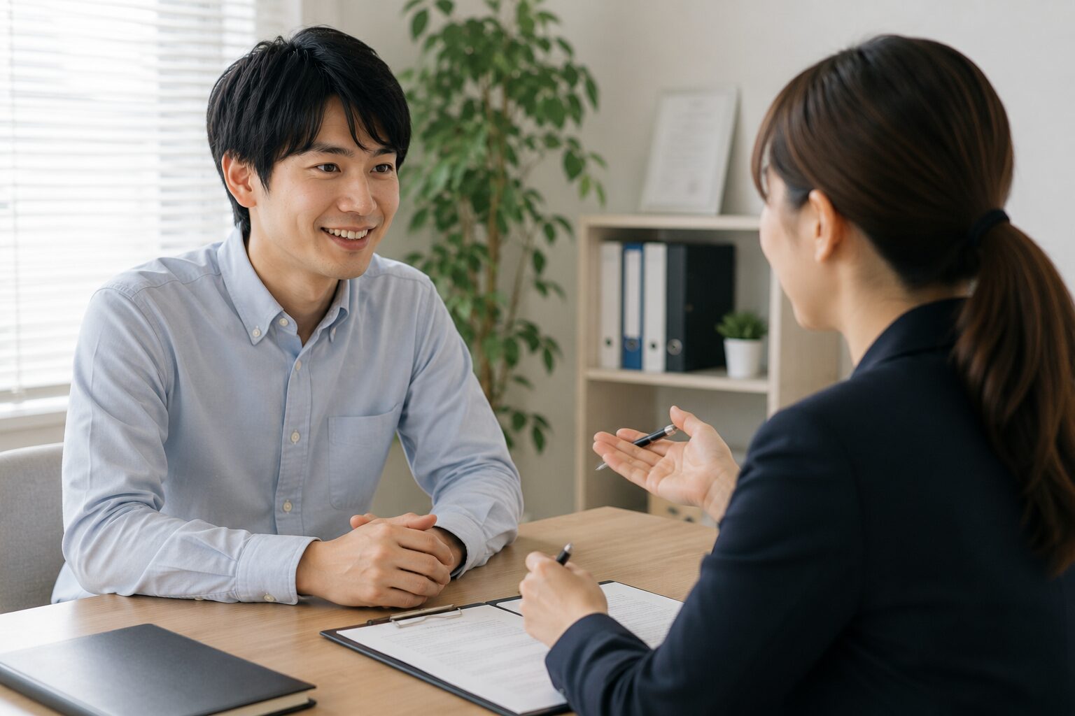 退職代行スタッフへ相談して安心する会社員