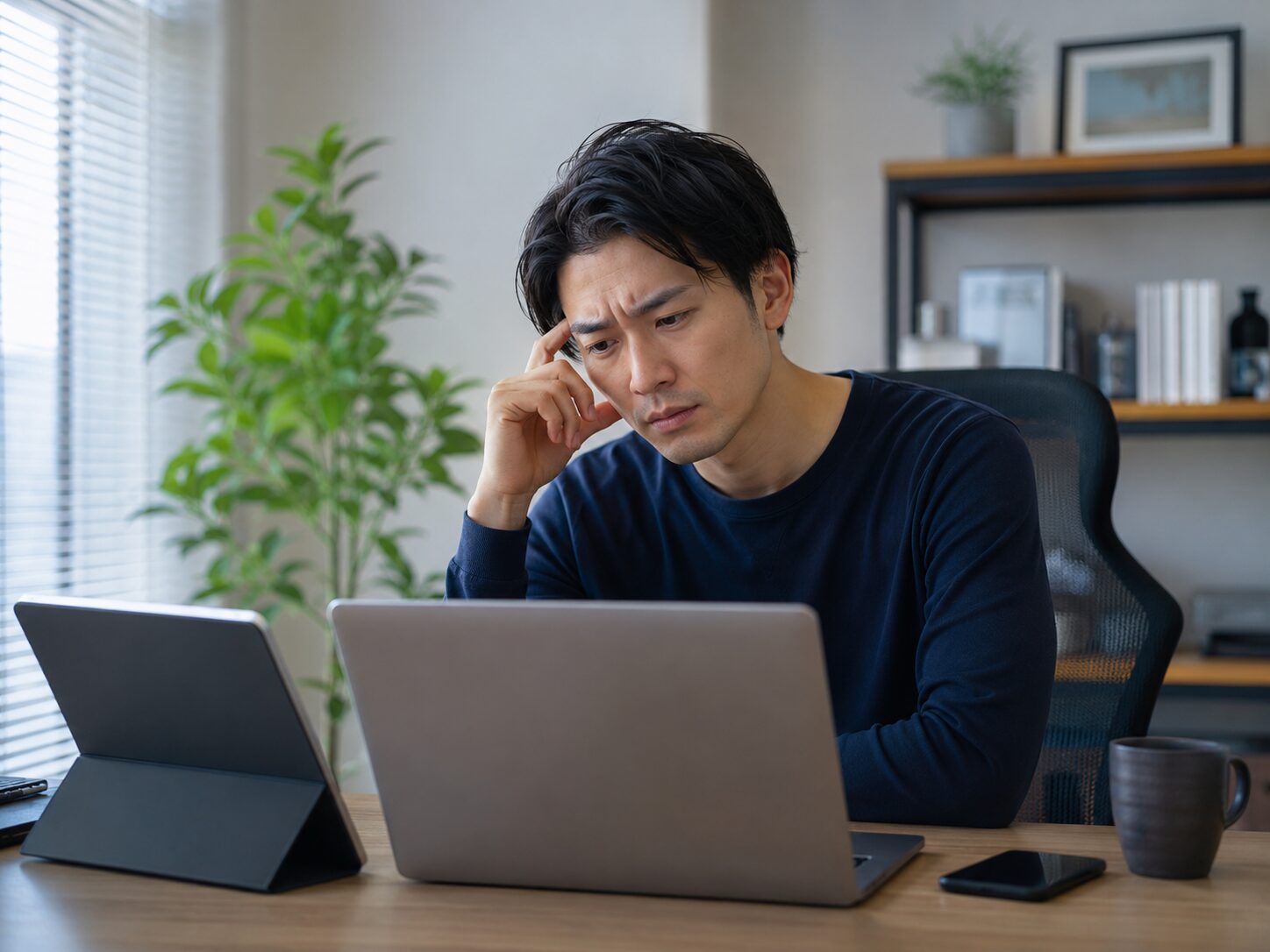複数の案件サイトを見比べながら悩むITフリーランス