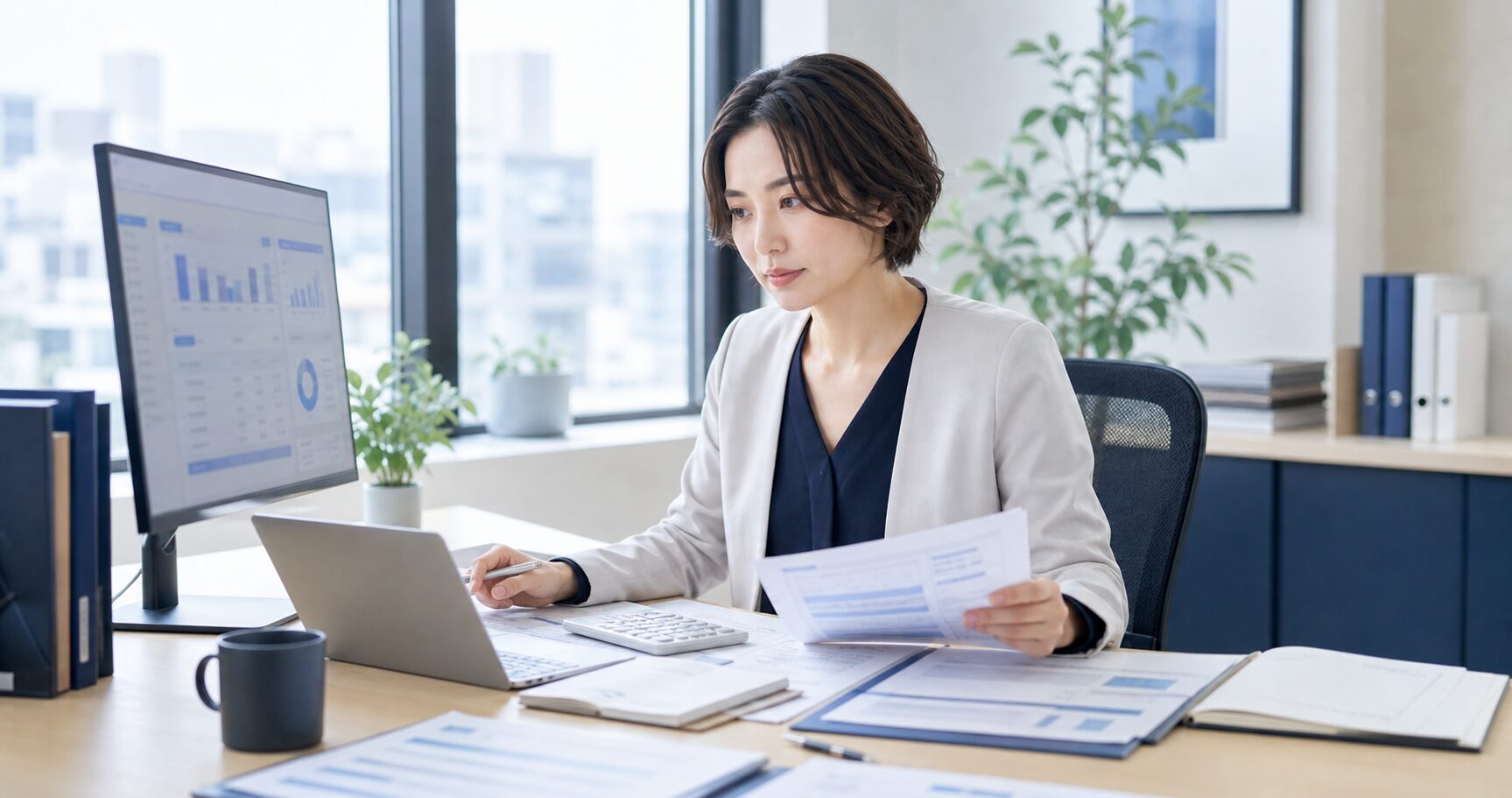 毎月の振込コストを確認する法人経営者